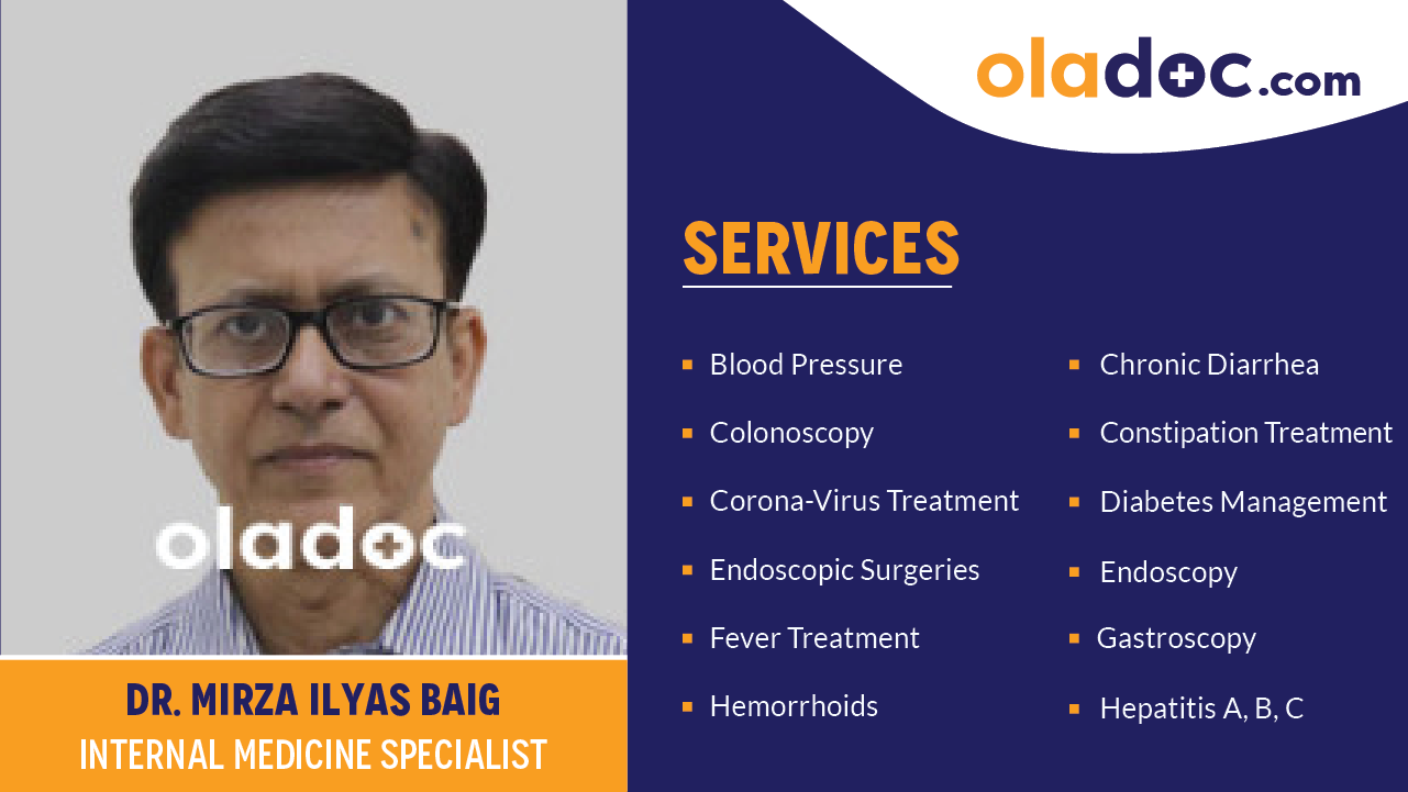 Services provided by Dr.Mirza Ilyas Baig